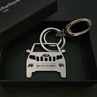 Personalised Car Keychain | Mahindra TUV 300 - Foundation Gift