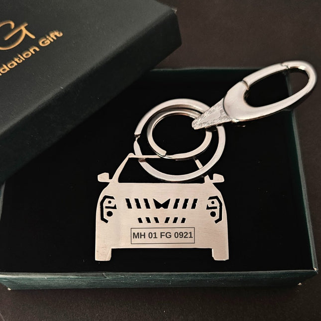 Personalised Car Keychain | Mahindra XUV 3XO - Foundation Gift