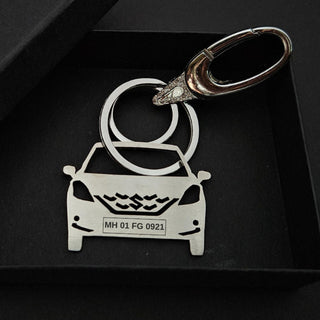 Personalised Car Keychain | Maruti Suzuki Baleno - Foundation Gift