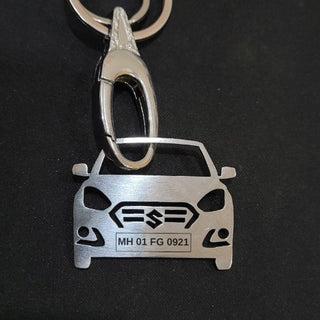 Personalised Car Keychain | Maruti Suzuki Dzire 2021 - 2023 - Foundation Gift