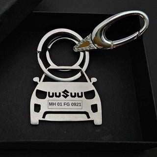 Personalised Car Keychain | Maruti Suzuki Ignis New - Foundation Gift