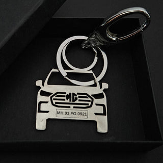 Personalised Car Keychain | MG Gloster - Foundation Gift