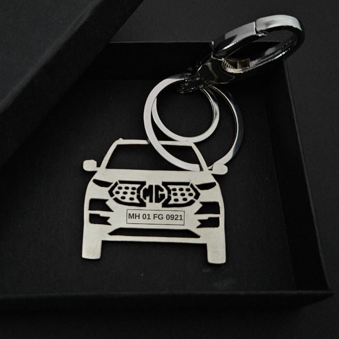 Personalised MG Hector Keychain Custom Gift – Foundation Gift
