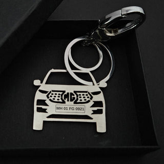 Personalised Car Keychain | MG Hector Plus - Foundation Gift