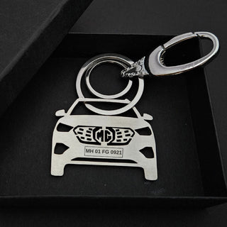 Personalised Car Keychain | MG ZS EV - Foundation Gift