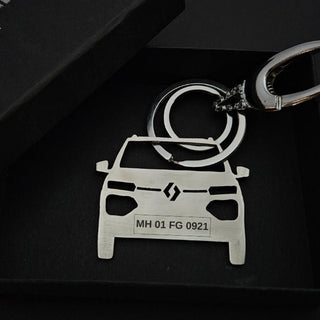 Personalised Car Keychain | Renault Kwid Climber New - Foundation Gift