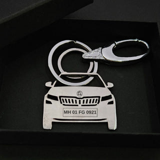 Personalised Car Keychain | Skoda Kodiaq - Foundation Gift