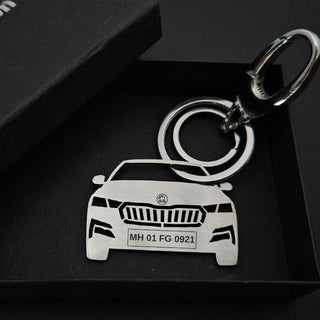 Personalised Car Keychain | Skoda Octavia New - Foundation Gift