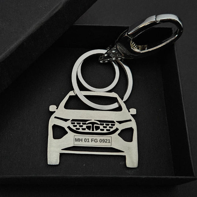 Personalised Car Keychain | Tata Harrier - Foundation Gift