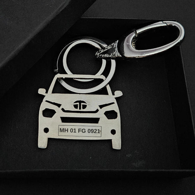 Personalised Car Keychain | Tata Punch - Foundation Gift