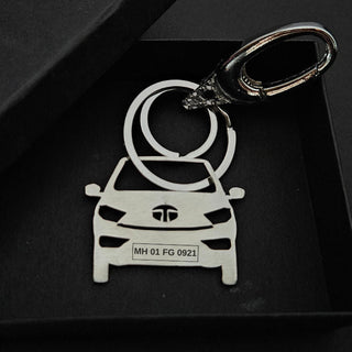 Personalised Car Keychain | Tata Tiago - Foundation Gift