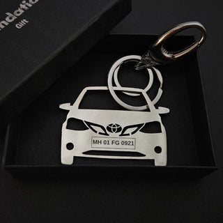 Personalised Car Keychain | Toyota Etios - Foundation Gift