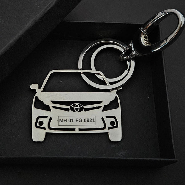 Personalised Car Keychain | Toyota Glanza 2022 - Foundation Gift