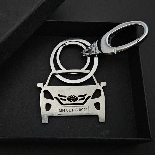 Personalised Car Keychain | Toyota Glanza - Foundation Gift