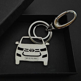 Personalised Car Keychain | Toyota Innova Crysta - Foundation Gift