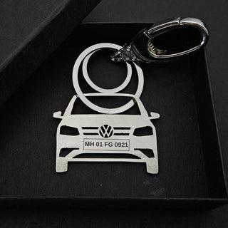 Personalised Car Keychain | Volkswagen Vento - Foundation Gift