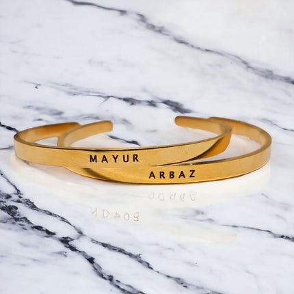 Personalised Classic Couple Bracelet - Foundation Gift