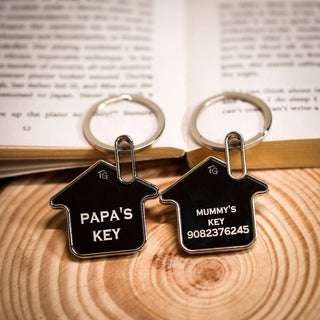 Personalised House Keychain - Custom Engraved For Special Homes - Foundation Gift