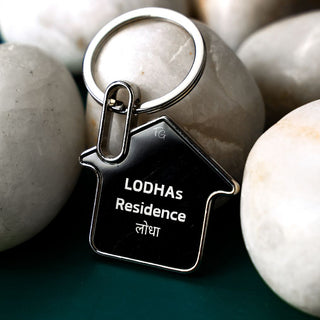 Personalised House Keychain - Custom Engraved For Special Homes - Foundation Gift