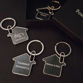 Personalised House Keychain - Foundation Gift