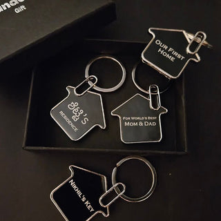 Personalised House Keychain - Foundation Gift