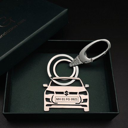 Personalised Maruti Suzuki Dzire 2024 Keychain: Gift - Foundation Gift