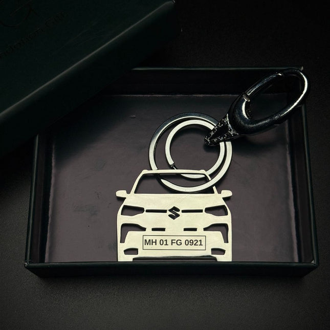 Personalised Maruti Suzuki Victoris Keychain – Custom Car Accessory - Foundation Gift