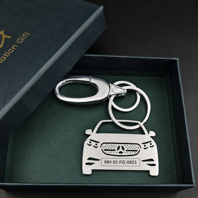 Personalised Mercedes E-Class New Keychain – Custom Car Accessory - Foundation Gift