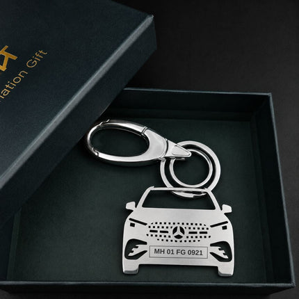 Personalised Mercedes GLC New Keychain – Custom Car Accessory - Foundation Gift
