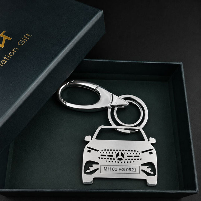 Personalised Mercedes GLC New Keychain – Custom Car Accessory - Foundation Gift