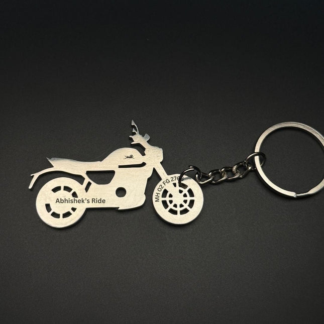 Personalised TVS Ronin Keychain – A Perfect Gift for Bike Enthusiasts - Foundation Gift