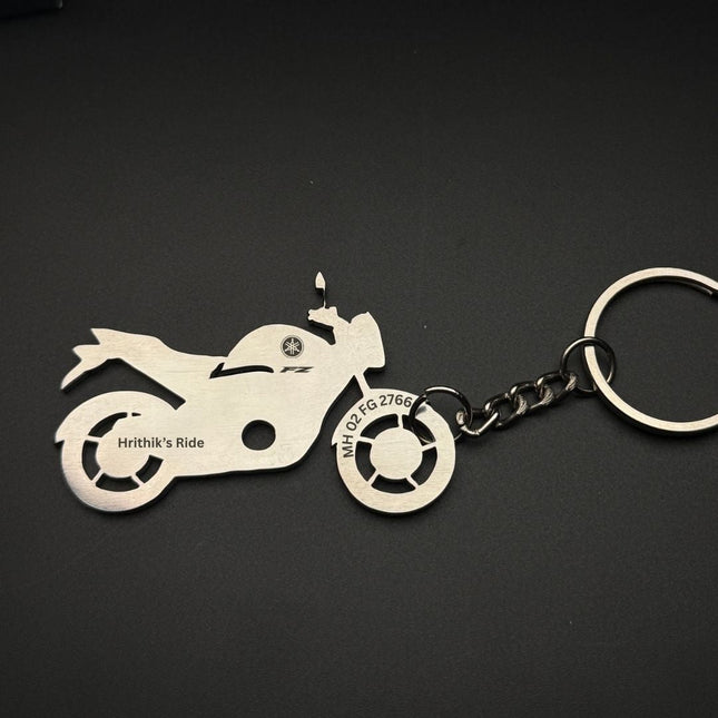 Personalised Yamaha FZ Keychain – Made for FZ Riders - Foundation Gift