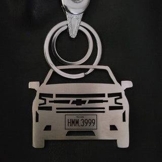 Personalized Car Keychain | Name & Number Personalized | USA - Foundation Gift