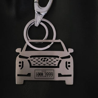 Personalized Car Keychain | Name & Number Personalized | USA - Foundation Gift