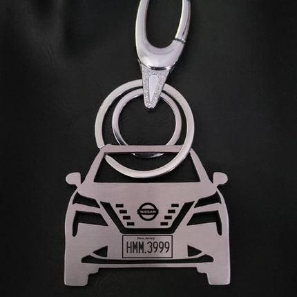 Personalized Car Keychain | Name & Number Personalized | USA - Foundation Gift