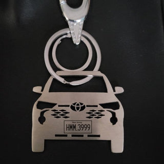 Personalized Car Keychain | Name & Number Personalized | USA - Foundation Gift