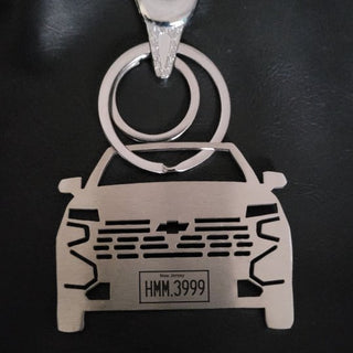 Personalized Car Keychain | Name & Number Personalized | USA - Foundation Gift