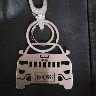 Personalized Car Keychain | Name & Number Personalized | USA - Foundation Gift