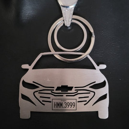 Personalized Car Keychain | Name & Number Personalized | USA - Foundation Gift