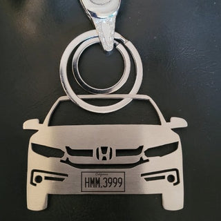 Personalized Car Keychain | Name & Number Personalized | USA - Foundation Gift