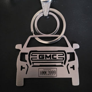 Personalized Car Keychain | Name & Number Personalized | USA - Foundation Gift