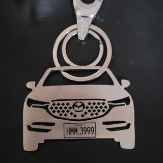 Personalized Car Keychain | Name & Number Personalized | USA - Foundation Gift