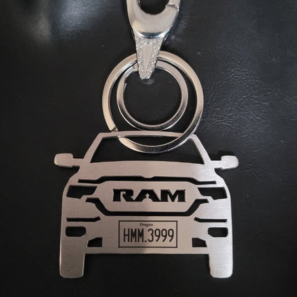 Personalized Car Keychain | Name & Number Personalized | USA - Foundation Gift