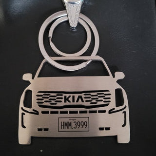 Personalized Car Keychain | Name & Number Personalized | USA - Foundation Gift