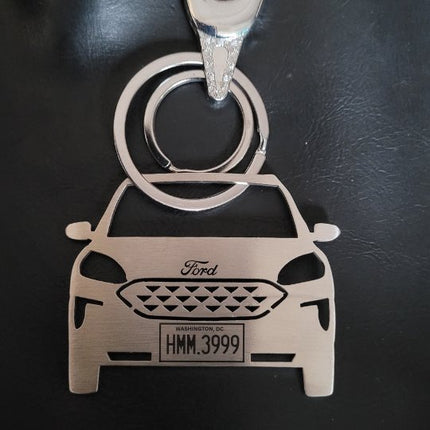 Personalized Car Keychain | Name & Number Personalized | USA - Foundation Gift
