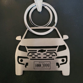 Personalized Car Keychain | Name & Number Personalized | USA - Foundation Gift