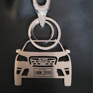 Personalized Car Keychain | Name & Number Personalized | USA - Foundation Gift