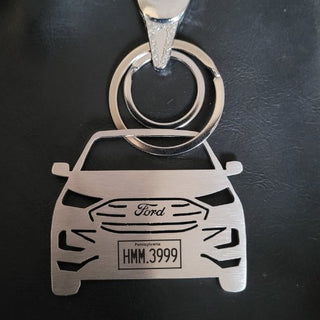 Personalized Car Keychain | Name & Number Personalized | USA - Foundation Gift