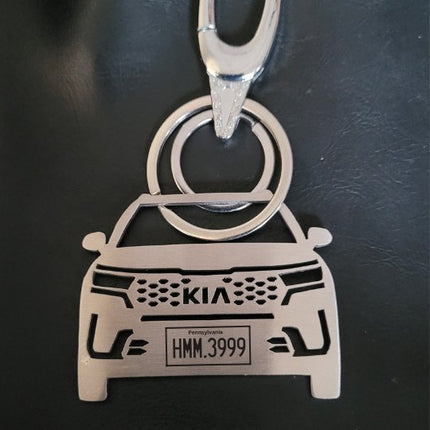 Personalized Car Keychain | Name & Number Personalized | USA - Foundation Gift