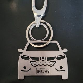 Personalized Car Keychain | Name & Number Personalized | USA - Foundation Gift